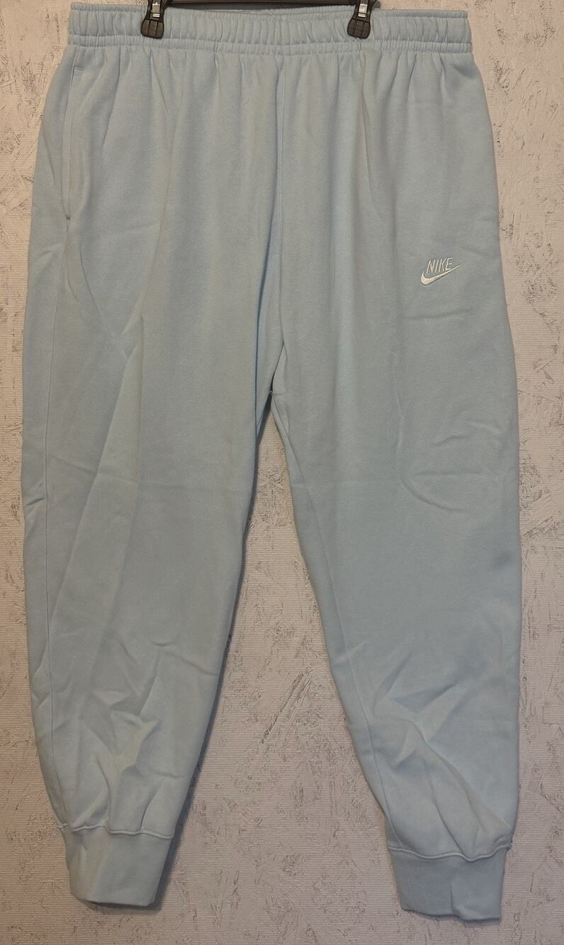 Size XLNike Mens Sportswear Club Fleece Jogger Pants Glacier Blue BV2671-474 NEW